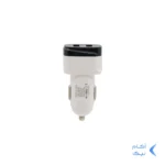 شارژر فندکی 12W فست دو پورت NITU مدل NT-CC835F به همراه کابل شارژ اندروید - سفید مشکی (گارانتی 18 ماه تعویض نیکان همراه)