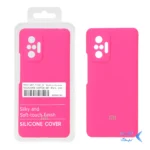 قاب سیلیکونی پاک کنی اورجینال درجه یک Xiaomi Redmi Note 10 Pro-4G / Redmi Note 10 Pro Max - صورتی فانتزی (پک دار)