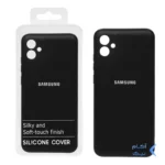 قاب نیو سیلیکون محافظ لنزدار RFF مدل Samsung A04E - مشکی کد 9 (پک دار)