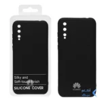 قاب نیو سیلیکون محافظ لنزدار RFF مدل Huawei Y8P - مشکی کد 9 (پک دار)