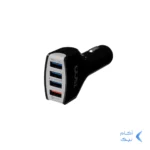 شارژر فندکی فست چهار پورت TSCO مدل TCG 20 18W به همراه کابل شارژ Type-C - مشکی