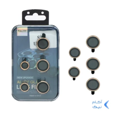 محافظ لنز رینگی اورجینال Samsung Galaxy S22 Ultra - طلایی (پک بزرگ)