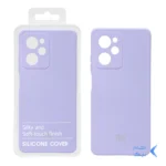 قاب نیو سیلیکون محافظ لنزدار RFF مدل Xiaomi Poco X5 Pro - یاسی(پک دار)