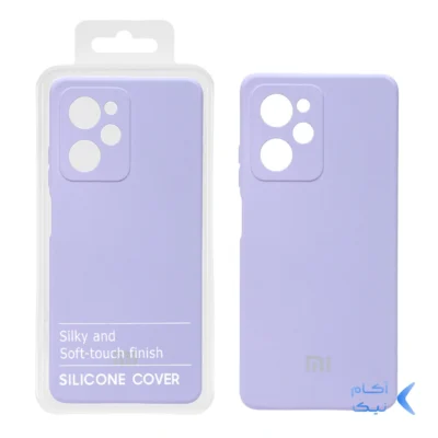قاب نیو سیلیکون محافظ لنزدار RFF مدل Xiaomi Poco X5 Pro - یاسی(پک دار)