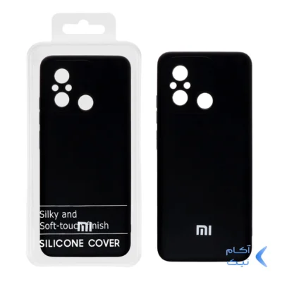 قاب نیو سیلیکون محافظ لنزدار RFF مدل Xiaomi Redmi 12C - مشکی (پک دار)