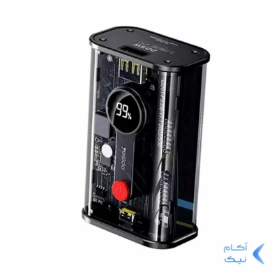 پاوربانک PD و فست شارژ Yesido 10000mAh مدل YP35 20W - مشکی (گارانتی 18 ماه تعویض نیکان همراه)