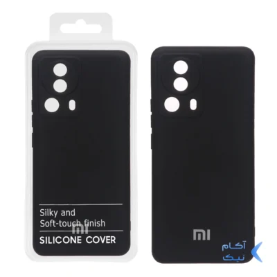 قاب نیو سیلیکون محافظ لنزدار RFF مدل Xiaomi Mi 13 Lite - مشکی کد 9 (پک دار)