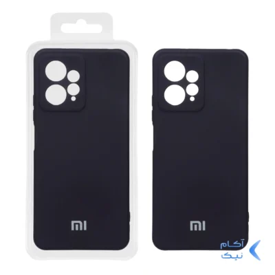 قاب نیو سیلیکون محافظ لنزدار RFF مدل Xiaomi Redmi Note 12 - 4G - مشکی کد 9 (پک دار)