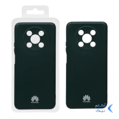 قاب نیو سیلیکون محافظ لنزدار RFF مدل Huawei Nova Y90 - سبز تیره کد 9 (پک دار)