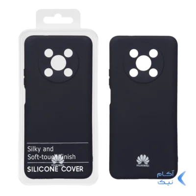 قاب نیو سیلیکون محافظ لنزدار RFF مدل Huawei Nova Y90 - مشکی کد 9 (پک دار)