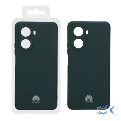 قاب نیو سیلیکون محافظ لنزدار RFF مدل Huawei Nova 10 SE - سبز تیره کد 9 (پک دار)
