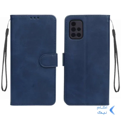 کیف موبایل مگنتی Samsung A71 - سرمه ای