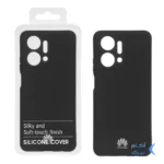 قاب نیو سیلیکون محافظ لنزدار RFF مدل Honor X7A - مشکی (پک دار)