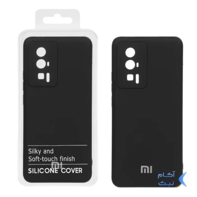 قاب نیو سیلیکون محافظ لنزدار RFF مدل Xiaomi Poco F5 Pro - مشکی (پک دار)