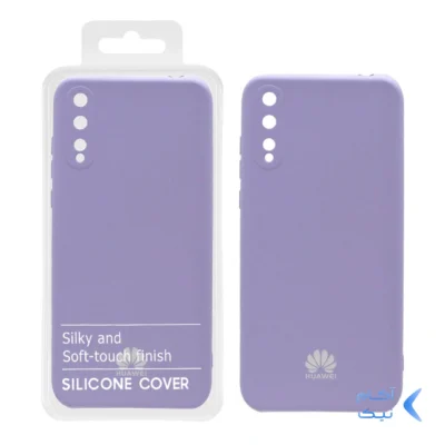 قاب نیو سیلیکون محافظ لنزدار RFF مدل Huawei Y8P - یاسی (پک دار)