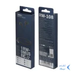 هندزفری با سیم Remax مدل RW-108 - مشکی