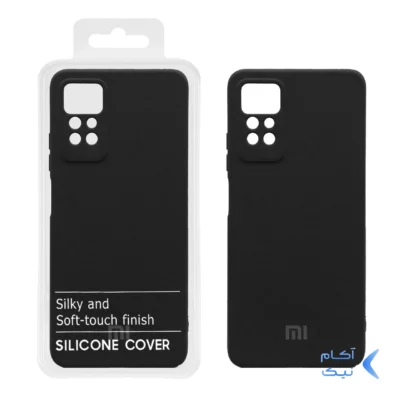 قاب نیو سیلیکون محافظ لنزدار RFF مدل Xiaomi Redmi Note 12 Pro 4G / Redmi Note 11 Pro - مشکی (پک دار)