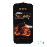 محافظ صفحه نمایش شیشه ای Full Cover ESD Anti Static - Weva مدل Apple iPhone 13 Pro Max (بدون پک)