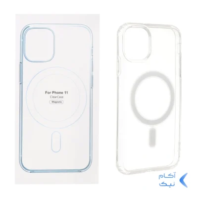 قاب شفاف Apple iPhone 11 با قابلیت شارژ MagSafe (پک دار)