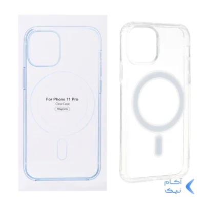 قاب شفاف Apple iPhone 11 Pro با قابلیت شارژ MagSafe (پک دار)