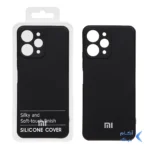 قاب نیو سیلیکون محافظ لنزدار RFF مدل Xiaomi Redmi 12 / Poco M6 Pro 5G - مشکی (پک دار)