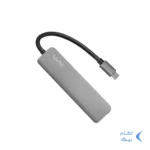هاب 5 پورت TSCO Type-C مدل THU 1160 - خاکستری (گارانتی 12 ماهه تسکو)