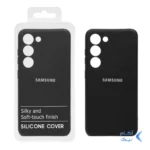 قاب نیو سیلیکون محافظ لنزدار RFF مدل Samsung S23 - مشکی (پک دار)