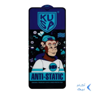 محافظ صفحه نمایش شیشه ای Full Cover Kusa- Anti Static مدل Samsung A12 /A02 / A02S/ A03 / A03S / A03 CORE / A04 / A04S / A04E / A13 / A23 / A32 5G / M02 / M02S / M04 / M12 / M13 / M23 / M32 5G / M33 5G / F12 / F13 / F23
