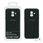 قاب نیو سیلیکون محافظ لنزدار RFF مدل Samsung Galaxy A6 - سبز تیره (پک دار)