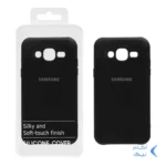 قاب نیو سیلیکون محافظ لنزدار RFF مدل Samsung Galaxy J7 (2015) / J700 - مشکی (پک دار)