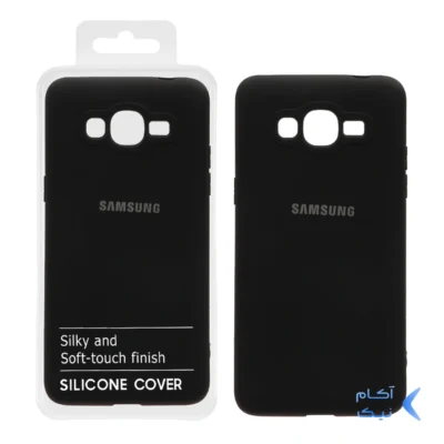 قاب نیو سیلیکون محافظ لنزدار RFF مدل Samsung Galaxy J2 Prime / G530 / Grand Prime - مشکی (پک دار)