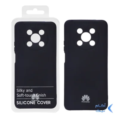 قاب نیو سیلیکون محافظ لنزدار RFF مدل Huawei Nova Y90 - سرمه ای تیره (پک دار)