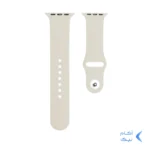 بند سیلیکونی اورجینال اپل واچ سایز 42/44/45/46/49 میلیمتری - شیری