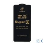 محافظ صفحه نمایش آنتی استاتیک Full Cover Super X مدل Samsung A21S / F52 / Xiaomi Poco X3 GT / Poco F4 GT / Redmi Note 10 Pro 5G