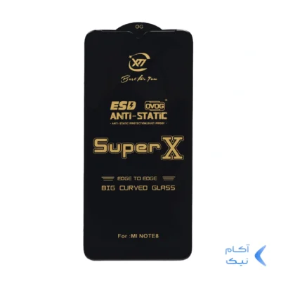محافظ صفحه نمایش آنتی استاتیک Full Cover Super X مدل Xiaomi Redmi Note 8 / Redmi 8 / Redmi 8a