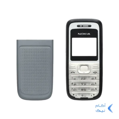 قاب تجاری نوکیا مدل 1200 - مشکی نقره ای - DST