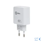 شارژر دیواری سوپر فست و PD دو پورت Miller مدل M-72 38W به همراه کابل شارژ Type-C - سفید (گارانتی پارتیان پایا)