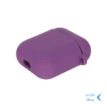 کاور ایرپاد سیلیکونی اورجینال Apple Airpods 1 / 2 - ارغوانی کد 3
