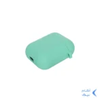 کاور ایرپاد سیلیکونی اورجینال Apple Airpods 1 / 2 - سبزآبی کد 3