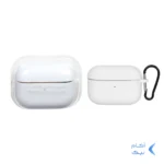کاور ایرپاد سیلیکونی اورجینال Apple Airpods Pro 2 - سفید کد 3