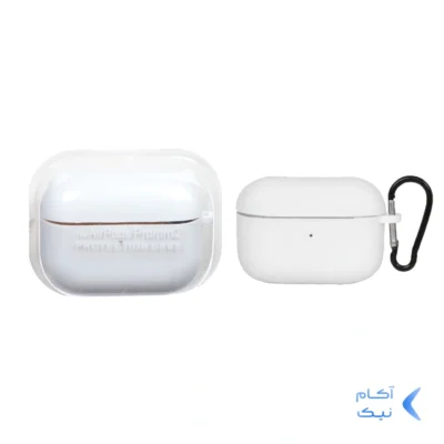 کاور ایرپاد سیلیکونی اورجینال Apple Airpods Pro 2 - سفید کد 3