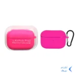 کاور ایرپاد سیلیکونی اورجینال Apple Airpods Pro 2 - سرخابی کد 3