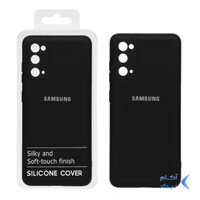 قاب نیو سیلیکون محافظ لنزدار RFF مدل Samsung S20 - مشکی (پک دار)