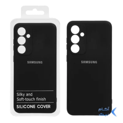 قاب نیو سیلیکون محافظ لنزدار RFF مدل Samsung S23 FE - مشکی (پک دار)