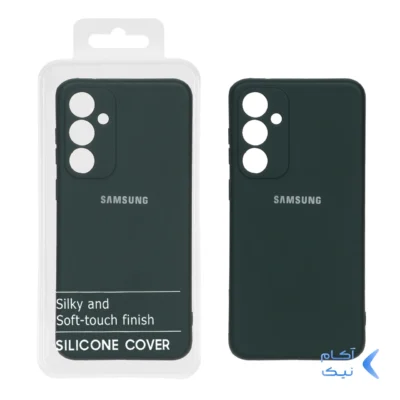 قاب نیو سیلیکون محافظ لنزدار RFF مدل Samsung S23 FE - سبز تیره (پک دار)