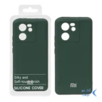 قاب نیو سیلیکون محافظ لنزدار RFF مدل Xiaomi Mi 13t / 13t Pro - سبز تیره (پک دار)
