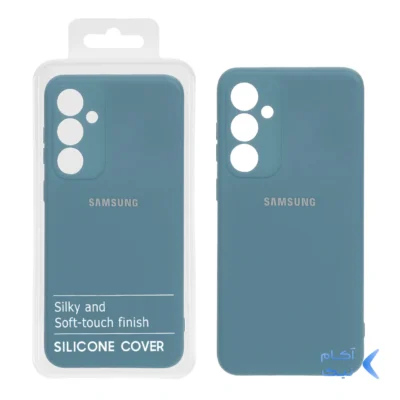 قاب نیو سیلیکون محافظ لنزدار RFF مدل Samsung S23 FE - آبی فیلی (پک دار)