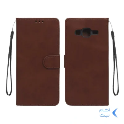 کیف موبایل مگنتی Samsung Galaxy J5 (2015) / J500 - قهوه ای