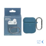 کاور ایرپاد سیلیکونی پاک کنی نازک Apple Airpods 1 / 2 - سبز دریایی