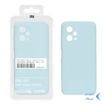قاب سیلیکونی پاک کنی اورجینال درجه یک XiaomI Poco X5 / Redmi Note 12 5G - آبی روشن (پک دار)